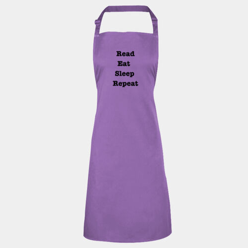 Read, eat, sleep, repeat Apron Thumbnail