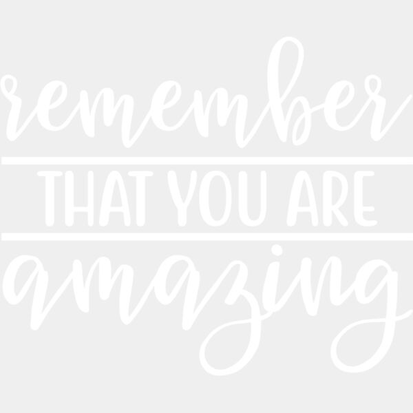 You Are Amazing Thumbnail