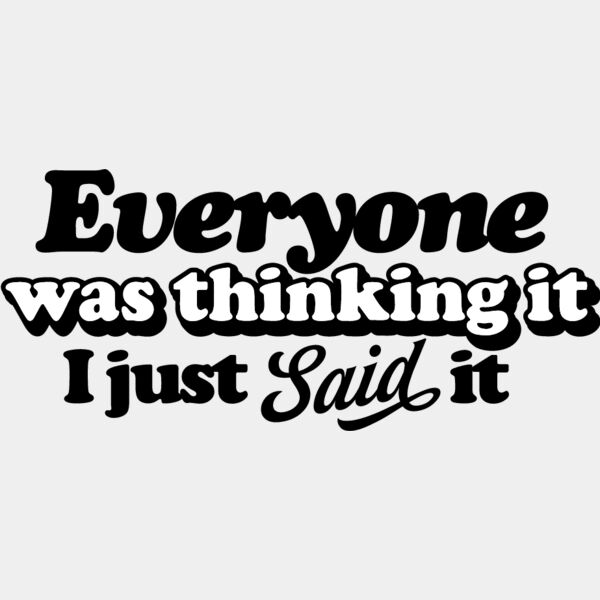 Everyone was thinking it Thumbnail