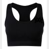 TriDri® seamless '3D fit' multi-sport sculpt solid colour bra Thumbnail