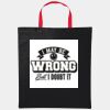 Varsity cotton shopper short handle Thumbnail