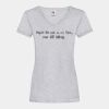 Women's valueweight v-neck T Thumbnail