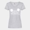 Women's valueweight v-neck T Thumbnail