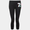 Women's TriDri® recycled performance leggings 3/4 length Thumbnail