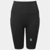Women’s TriDri® ribbed seamless '3D Fit' cycle shorts Thumbnail